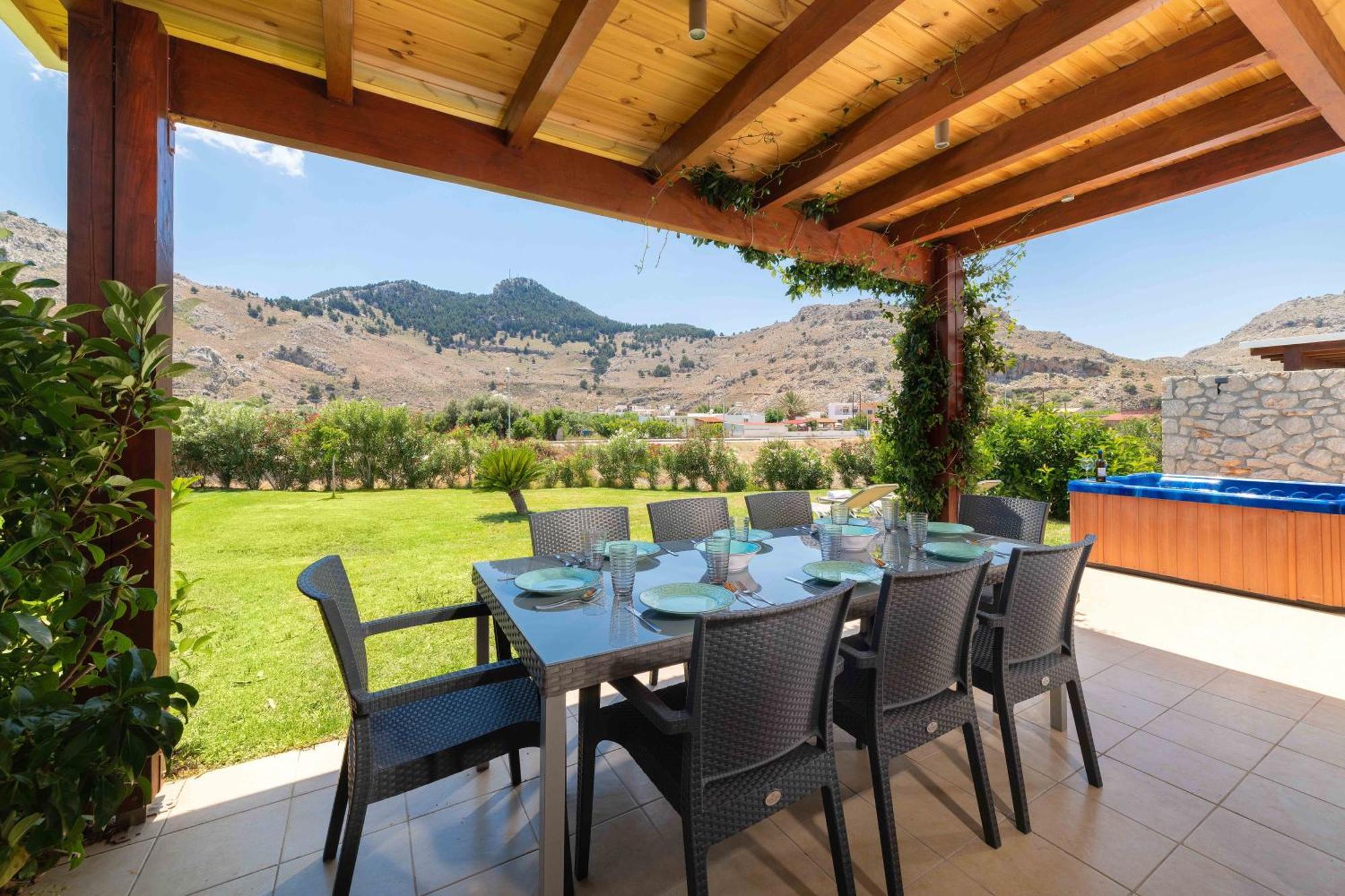 Haus In Kolympia Mit Garten Und Bergblick * Kolymbia