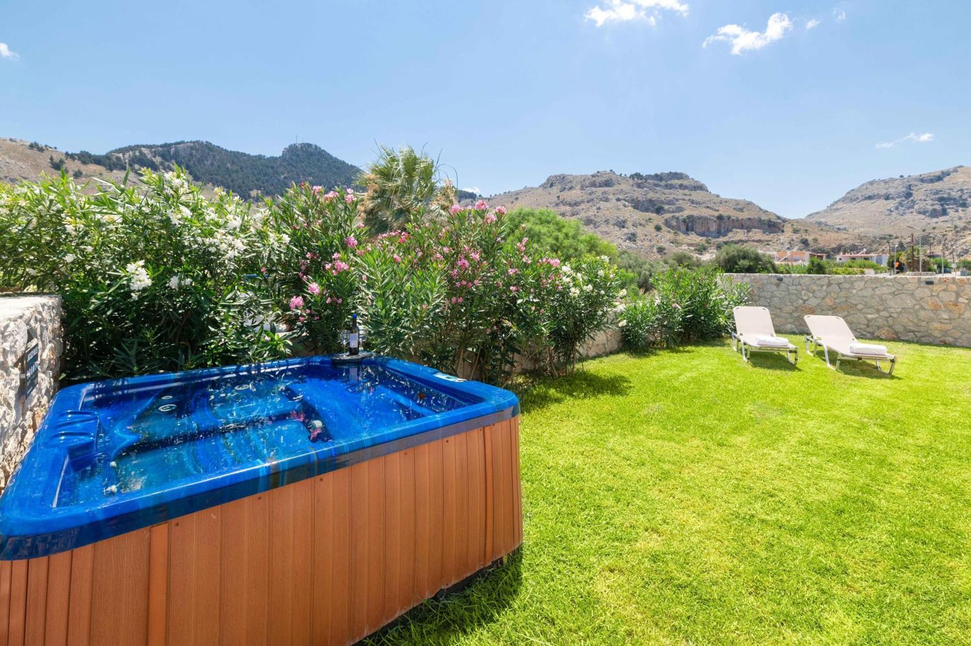 Haus In Kolympia Mit Garten Und Bergblick Kolymbia